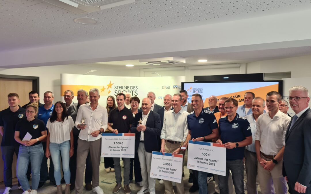 Sterne des Sports 2026 in Bronze im Landkreis Cochem-Zell verliehen